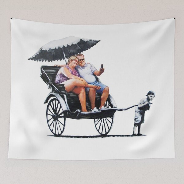 Item preview, Rickshaw Tourists - Banksy designed and sold by WE-ARE-BANKSY.