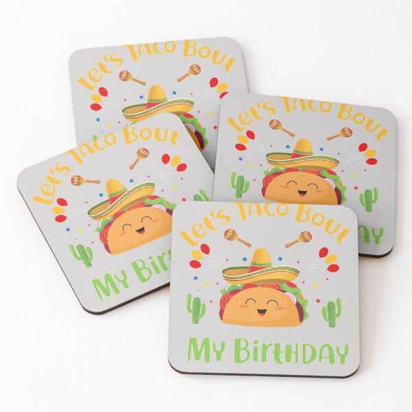 Item preview, Let's Taco Bout My Birthday Funny Cinco De Mayo Tacos designed and sold by GINIART.
