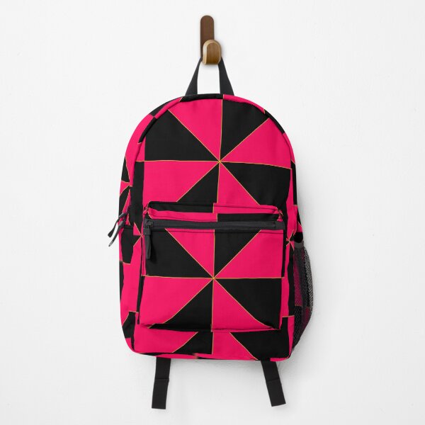 Item preview, Pink and Black Triangular Design designed and sold by Carbonbubble.