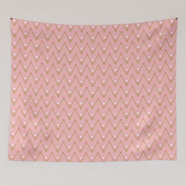 Item preview, Repeating rounded triangular pattern with white dot designed and sold by Julien Vanélian.