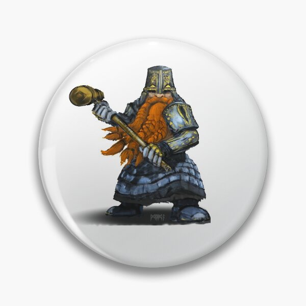 Item preview,  Dwarf warrior with hammer fantasy illustration  designed and sold by dragonloot.