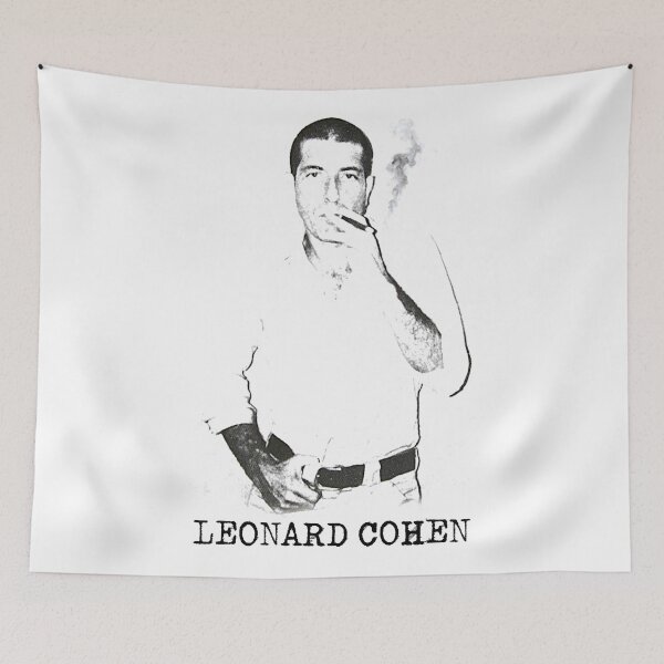 Item preview, Leonard Cohen // Retro Live Fan Tribute designed and sold by acquiesce13.