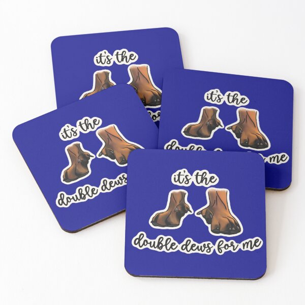 Item preview, “It’s the double dews for me” - Beauceron Collection designed and sold by Lindsay Williams.