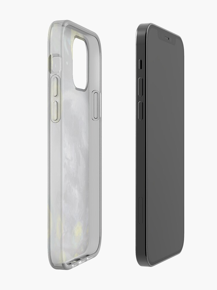 Alternate view of Moon & Flowers iPhone Case & Cover