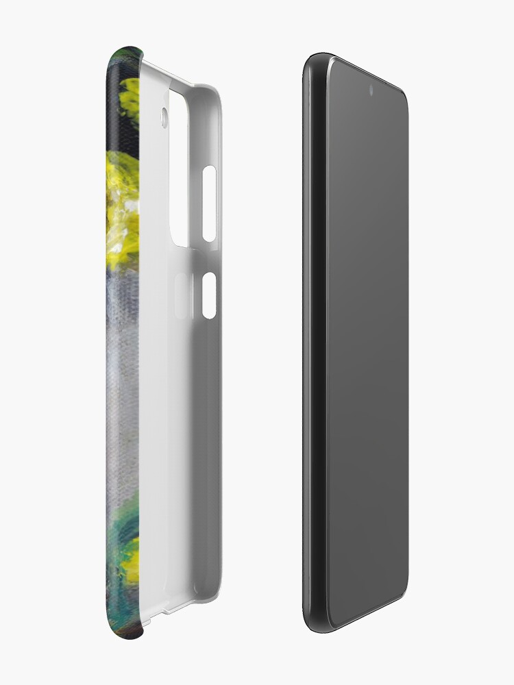 Alternate view of Moon & Flowers Case & Skin for Samsung Galaxy