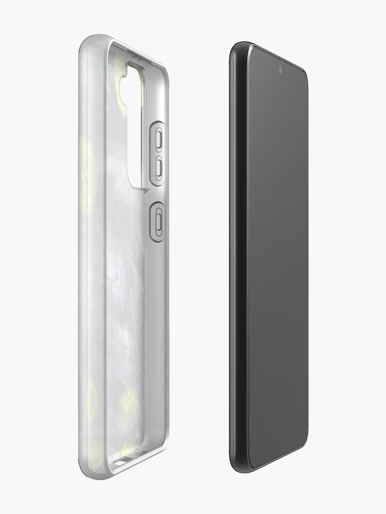 Alternate view of Moon & Flowers Case & Skin for Samsung Galaxy