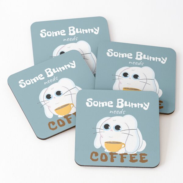 Item preview, Some bunny needs coffee designed and sold by CreativeDesign7.