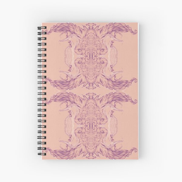 Feather of Her Eye Pattern Spiral Notebook