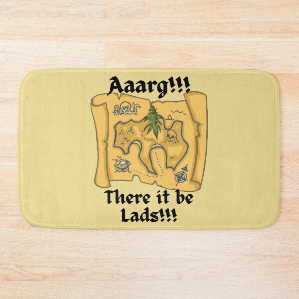 Item preview, Weed Lovers, Pirate Treasure Map #4 designed and sold by Hypnotees.