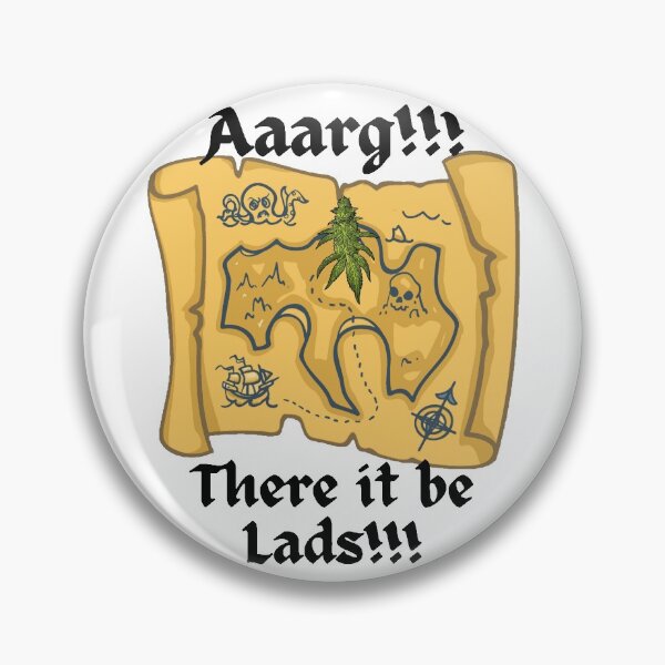 Item preview, Weed Lovers, Pirate Treasure Map #4 designed and sold by Hypnotees.