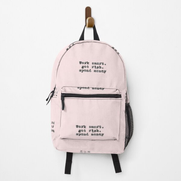 Item preview, *Work smart, get rich, spend money* designed and sold by ITALY-Roselli-.