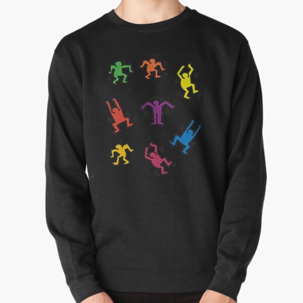 colorful people pop art Pullover Sweatshirt