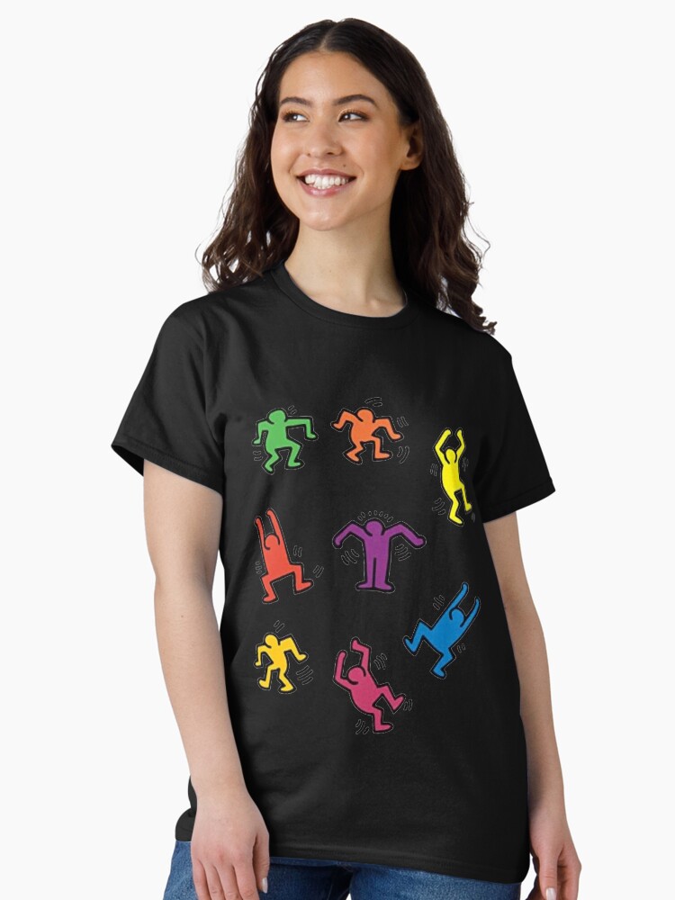 Thumbnail 2 von 7, Classic T-Shirt, bunte Leute Pop Art designt und verkauft von mgdlnsapien.