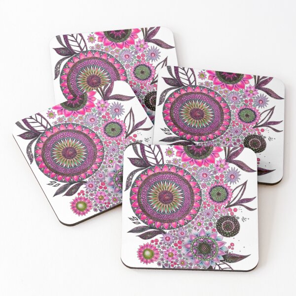 Item preview, Pink mandala and floral design designed and sold by Nma-ArtBrand.