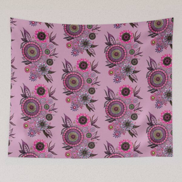 Item preview, Pink mandala and floral design designed and sold by Nma-ArtBrand.