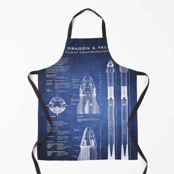 Item preview, dragon-spacecraft-and-falcon-9-rocket designed and sold by billbrummett666.