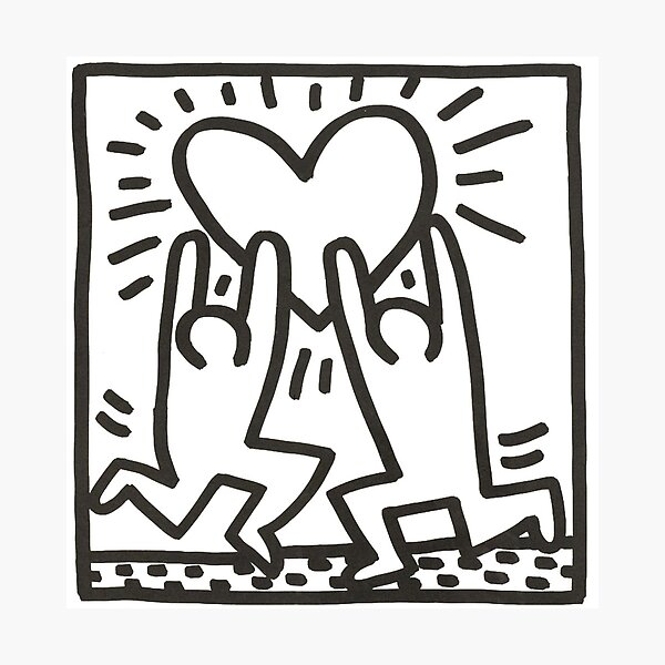 Item preview, heart people pop art designed and sold by mgdlnsapien.