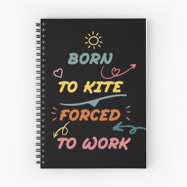 Item preview, born to kite forced to work : surfing Vintage color for boyfriend designed and sold by Houssemanthony.
