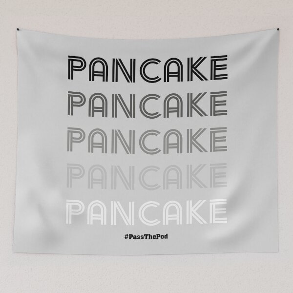 Item preview, Pancake | That Peter Crouch Podcast | Black Print designed and sold by SJ Designs.