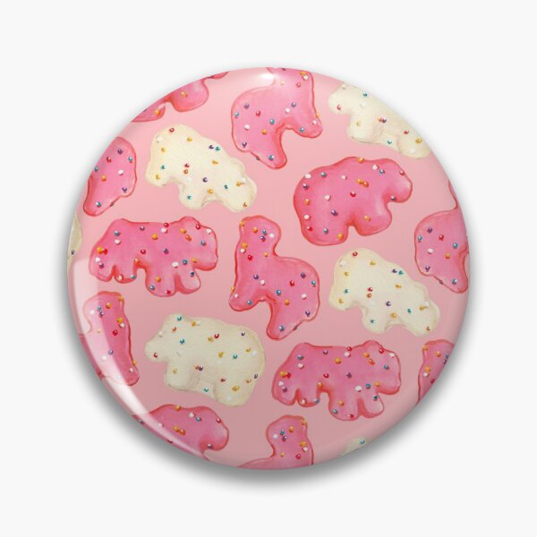Item preview, Frosted Animal Cookies Pattern - Pink designed and sold by Kelly  Gilleran.