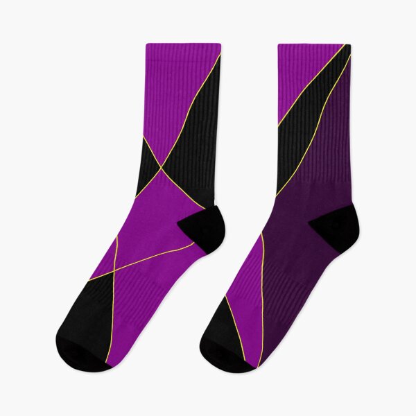 Item preview, Trabajo de diseño triangular violeta oscuro y negro designed and sold by Carbonbubble.