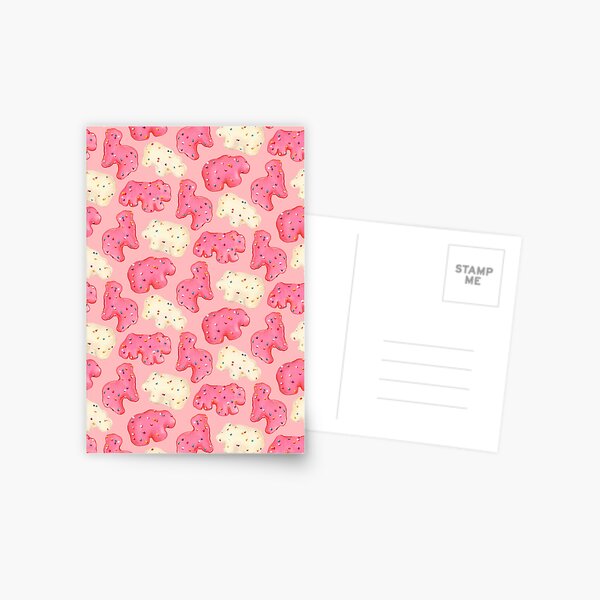 Item preview, Frosted Animal Cookies Pattern - Pink designed and sold by Kelly  Gilleran.