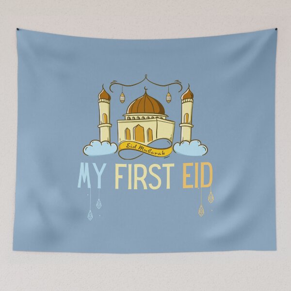 Item preview, My first Eid / happy eid gift idea for kids and children /muslims eid / عيد فطر سعيد /عيد مبارك سعيد designed and sold by Live  Today.