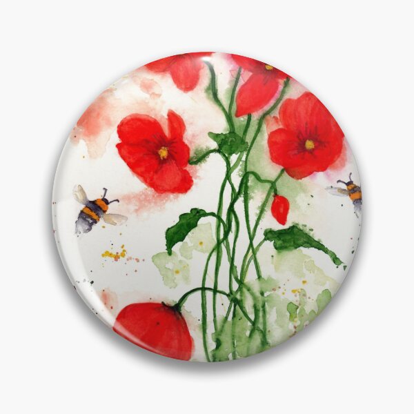 Item preview, Capuchinas, flores sueltas de primavera y abejorros designed and sold by Cacatuart.