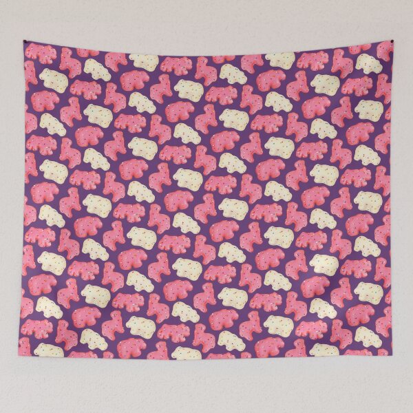 Item preview, Frosted Animal Cookies Pattern - Purple designed and sold by Kelly  Gilleran.