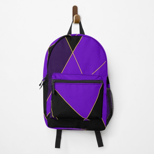 Item preview, Trabajo de diseño triangular violeta y negro designed and sold by Carbonbubble.