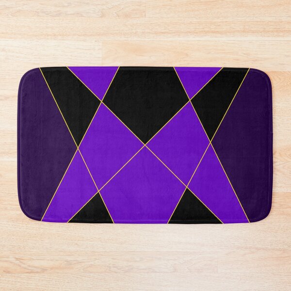 Item preview, Violet and Black Triangular Design Work designed and sold by Carbonbubble.