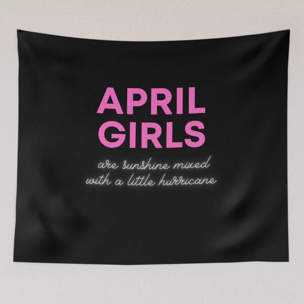 Item preview, April Girls Are Sunshine Mixed With A Little Hurricane designed and sold by aimanart.