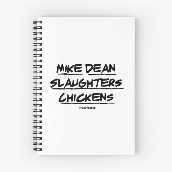 Item preview, Mike Dean mata pollos | Ese podcast de Peter Crouch | Impresión en negro designed and sold by SJ Designs.