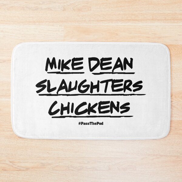 Item preview, Mike Dean Slaughters Chickens | That Peter Crouch Podcast | Black Print designed and sold by SJ Designs.