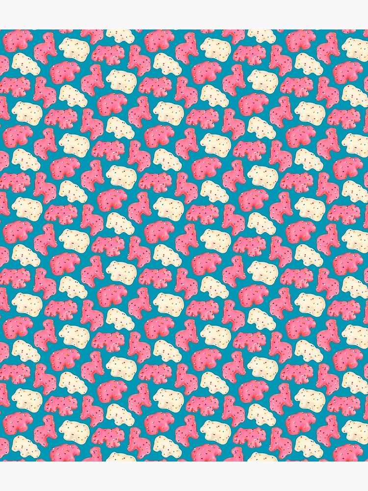 Frosted Animal Cookies Pattern - Blue by KellyGilleran