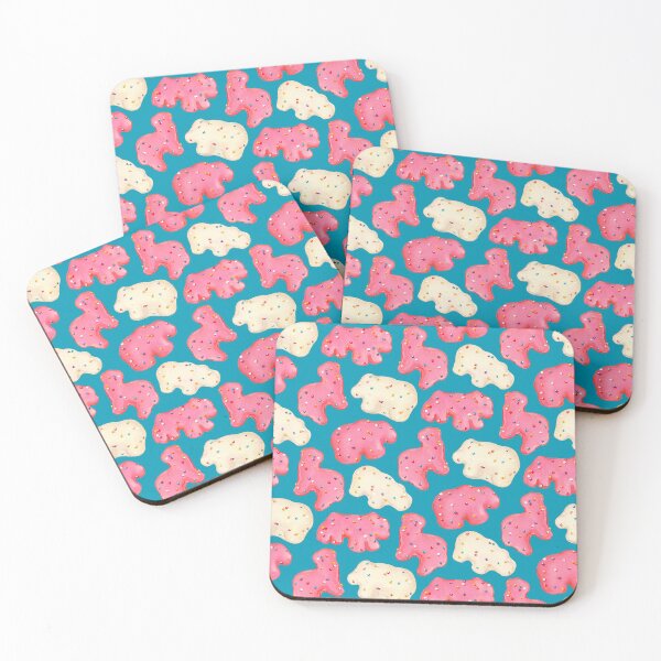 Item preview, Frosted Animal Cookies Pattern - Blue designed and sold by Kelly  Gilleran.