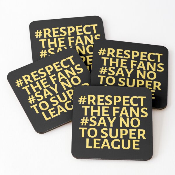 Item preview, Respect the fans #NoToSuperLeague designed and sold by dacdibac.