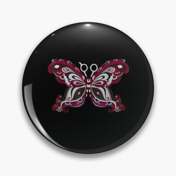 Item preview, Goth Hairdresser Scissors Butterfly Gift  designed and sold by venitamara.