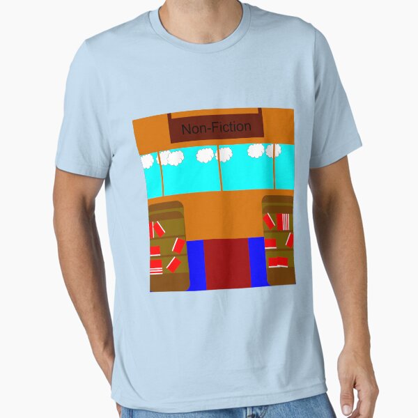 Item preview, Non-fiction library aisle designed and sold by NatesCreativity.