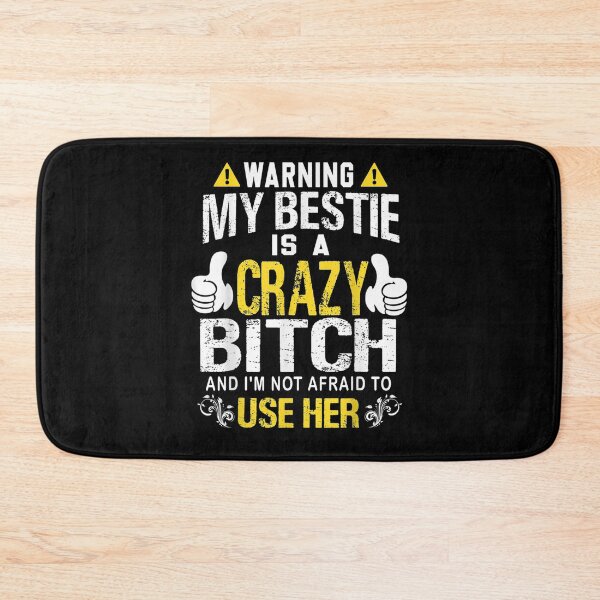 Item preview, Warning My Bestie Is A Crazy Gift  designed and sold by venitamara.