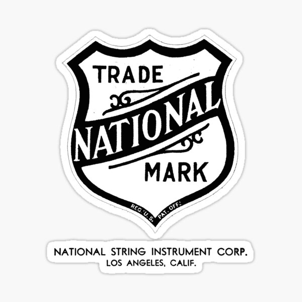 Item preview, Vintage 1929 National Guitar Shield designed and sold by QuayTradingCo.