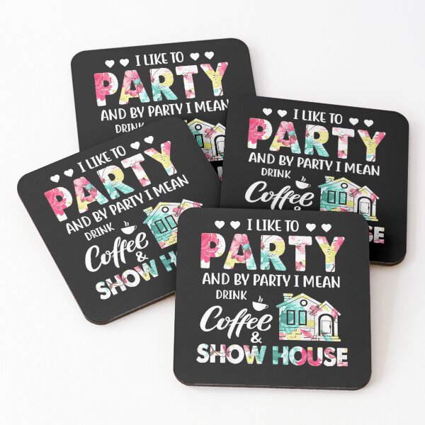 Item preview, I Like To Party And By Party I Mean Drink Coffee Gift  designed and sold by venitamara.