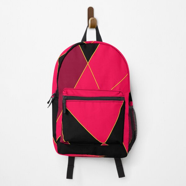 Item preview, Hot Pink and Black Triangular Design Work designed and sold by Carbonbubble.