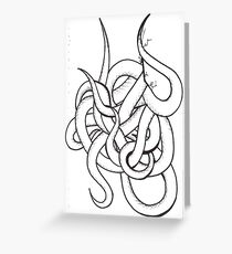 Tangle of Tentacles Greeting Card