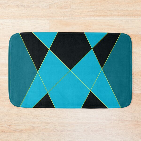Item preview, Blue and Black Triangular Design Work designed and sold by Carbonbubble.