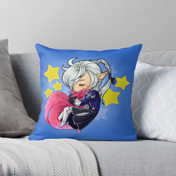 Sleeping Alphinaud Throw Pillow