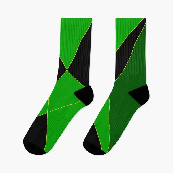 Item preview, Green and Black Triangular Design Work designed and sold by Carbonbubble.