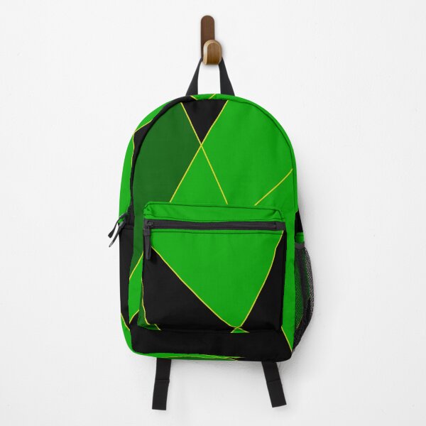 Item preview, Green and Black Triangular Design Work designed and sold by Carbonbubble.