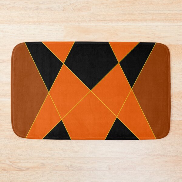 Item preview, Orange and Black Triangular Design Work designed and sold by Carbonbubble.