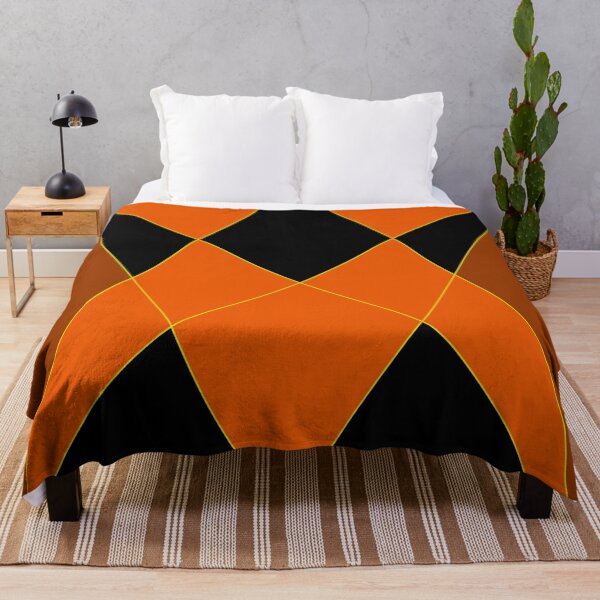 Item preview, Orange and Black Triangular Design Work designed and sold by Carbonbubble.